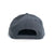 Wavy Camo Bass Snapback Hat - Dark Grey